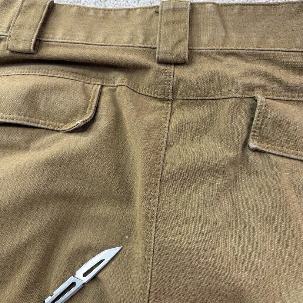 5.11 Tactical Men's Size 42x30 Cargo Comfort‎ Waist Brown Polyester - Picture 13 of 16